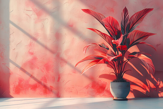 Red Plant 3d image ,
Red tropical plant cordyline fruticosa asparagus family cabba
