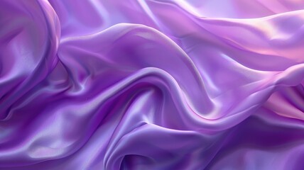 Obraz premium Abstract purple fabric waves with silky texture and soft folds