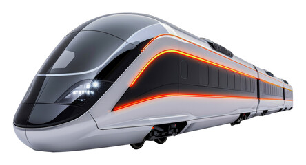 Obraz premium Modern high-speed train