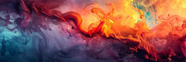 Explore an ethereal dreamscape where abstract forms mingle with the mesmerizing dance of fire