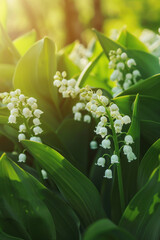 Delicate Blooms Macro Photography Shot, Lily of the Valley celebration, 1st of May