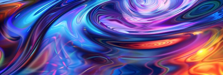 Abstract background with swirling patterns and vibrant colors reminiscent of a psychedelic trip