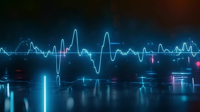 Blurry Sound Wave Movement