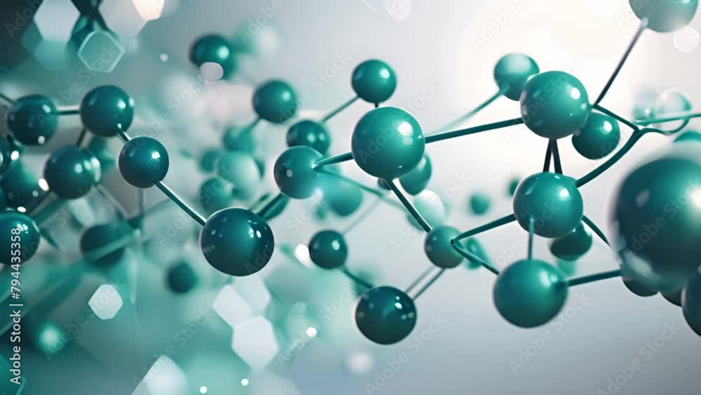Poster Abstract Representation of Molecular Structure in Blue Tones