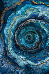 Immerse yourself in a surreal world of oceanic textures and psychedelic swirls