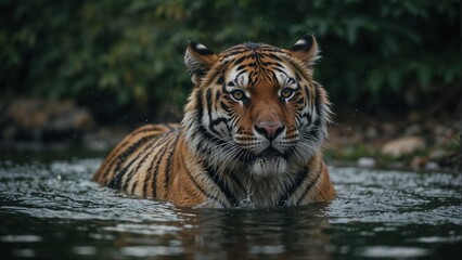 Fototapeta premium Tiger in the water