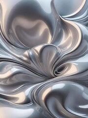 Wavy and curvy black and white, light gray lines abstract industrial concept background.
