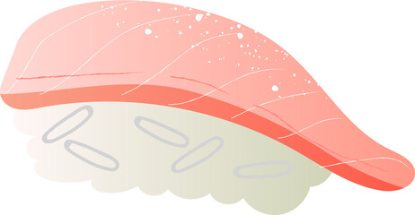 Hirame sushi maki Asian food