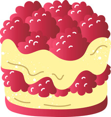 Raspberry cake dessert sweet food