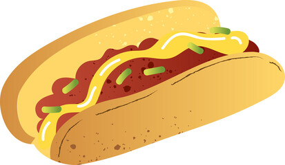 Hot dog chili fast food