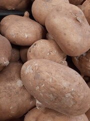 potatoes in the supermarket, papas en el supermercado