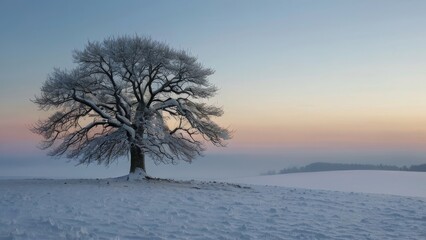 landscape with tree