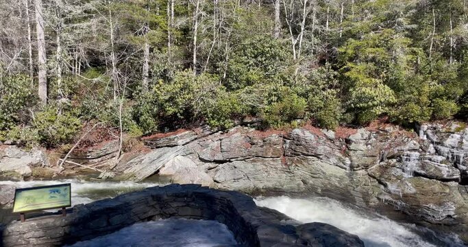 Waterfall scenery river nature landscape