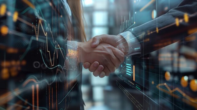Partnership handshake distribution agreement agreed singed data-based deal closure a contract signed with Handshake Blending Tradition and Technology Innovation