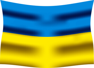 Ukraine Waving Flag 3D Realistic
