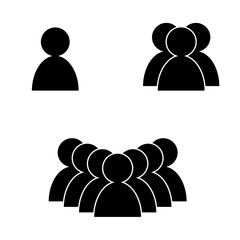 上半身のピクトグラムセット