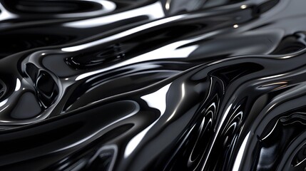 Develop an edgy and futuristic abstract metallic black background
