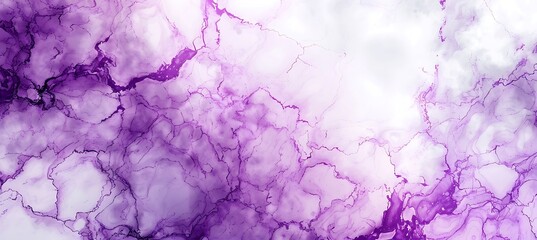 Obraz na płótnie Canvas Marbled Majesty: Purple and White Stone Background, a Luxurious Fusion of Colors Creating a Captivating Visual Tapestry for Design Inspiration