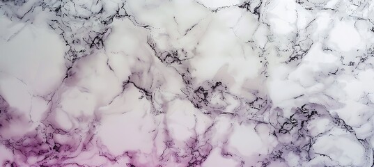 Purple and White Marble Stone Background, Aesthetic Blend of Colors Creating a Tranquil Atmosphere, Perfect for Relaxation and Balance