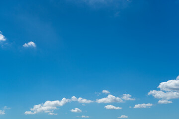 夏のフワフワした雲
