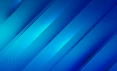 Abstract Gradient Background in Bright Blue for Vector Designs - obrazy, fototapety, plakaty