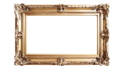 An antique frame that is suitable for placing historical photos or classic paintings.