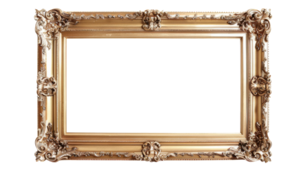 An antique frame that is suitable for placing historical photos or classic paintings.