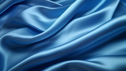 Fototapeta premium Smooth elegant Blue silk or satin texture background