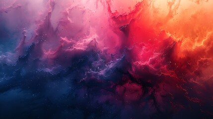 Vibrant abstract background resembling a cosmic explosion in hues of blue and red with a textured appearance perfect for conceptual designs. 