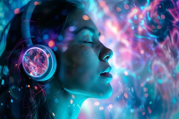 Wellness and Relaxation Music for Arousal Thresholds: Restorative Chemical Techniques in Managing Sleep Health and Fragmentation. - obrazy, fototapety, plakaty