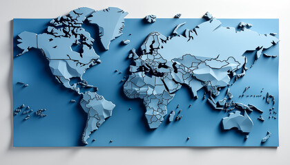 World map - abstract background