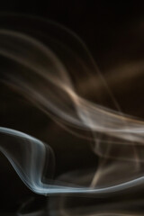 Smoke abstract on black background