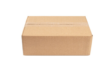 Cardboard box isolated on white - 794542573