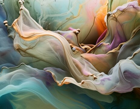 abstract flowing ethereal background