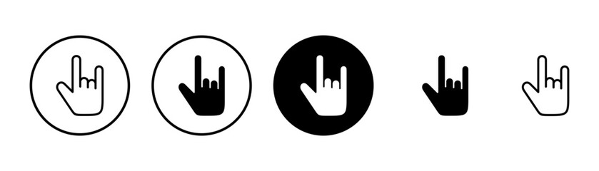Hand icon vector isolated on white background. Hand gesture. hand stop