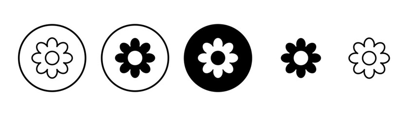 Flower icon vector isolated on white background. flower vector. flower symbols