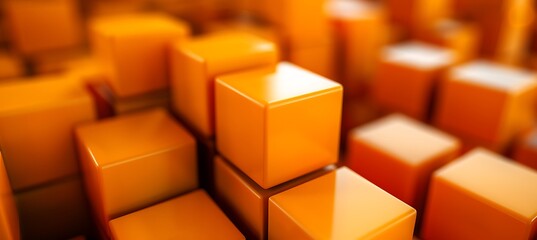 Vibrant Orange Geometric Patterns: A Striking Ultrawide Banner Background Perfect for Modern Designs and Creative Projects