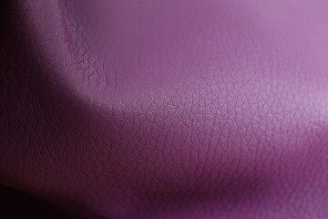 Beautiful purple leather as background, above view