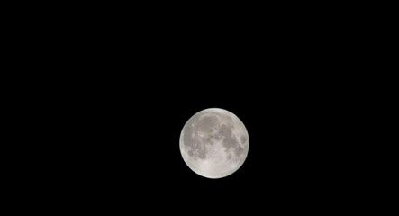 Luna piena nel cielo della notte