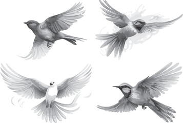 Obraz premium One continuous line drawing of flying up dove. Bird symbol of peace and freedom in simple linear style. Mascot concept for national labor movement icon isolated on white. Doodle vector illustration 