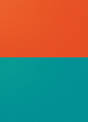 
This is a split background image of orange and green.