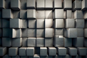 Cubes background with lines Generator AI 