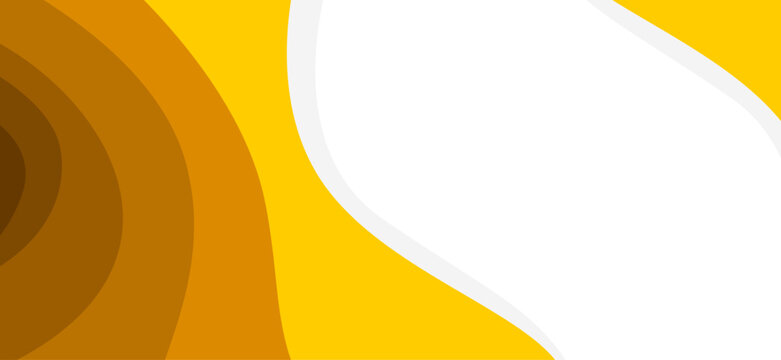
abstract yellow background with trendy gradient wave shapes banner, brochure, flayer design template