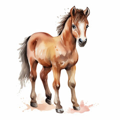 Obraz premium horse isolated on white