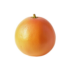 A grapefruit standing tall against a crisp transparent background perfectly isolated on transparent background
