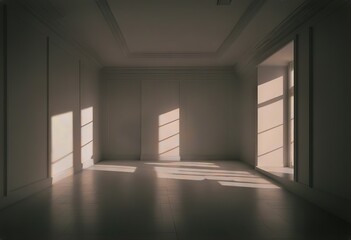white room empty