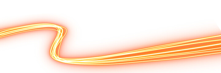 transparent yellow neon speed line