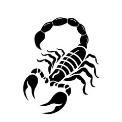 silhouette of scorpion king icons