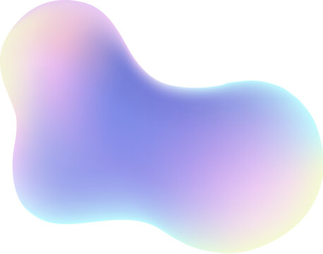 Organic shape in holographic color