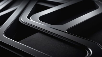 abstract black metallic background. luxury metallic backdrop